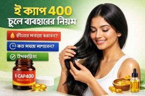 ই ক্যাপ ৪০০ চুলে ব্যবহারের নিয়ম