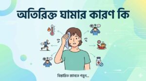 অতিরিক্ত ঘামার কারণ কি জানুন এর পেছনের মূল রহস্য ও প্রতিকার